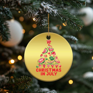 Funny Tropical Xmas Christmas Ornament Watermelon Summer Christmas Tree TS09 Print Your Wear