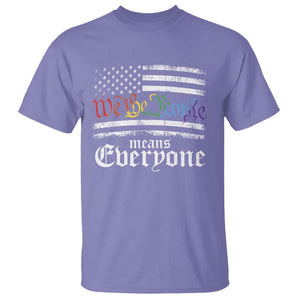 LGBT Pride T Shirt We The People Means Everyone Rainbow Flag TS09 Violet Print Your Wear