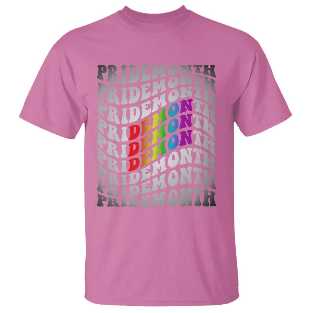 Funny LGBT Pride T Shirt Pride Demon Month Rainbow TS09 Azalea Print Your Wear