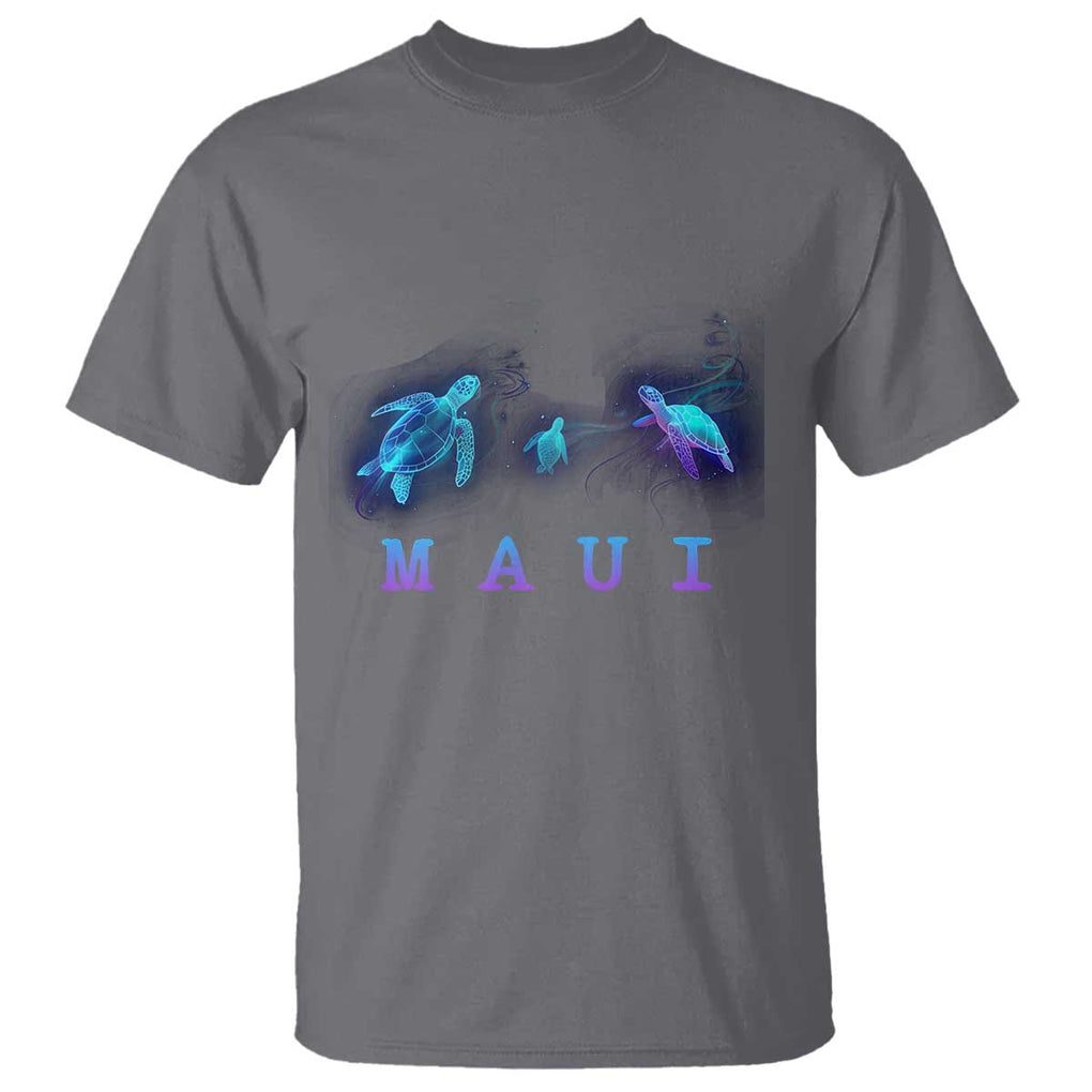 Maui Hawaii Sea Turtles Hawaiian Ocean T Shirt TS09 Charcoal Print Your Wear