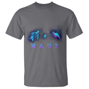 Maui Hawaii Sea Turtles Hawaiian Ocean T Shirt TS09 Charcoal Print Your Wear