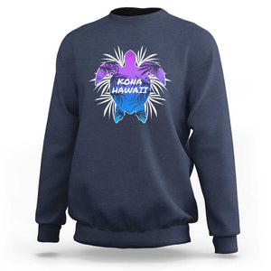 Kona Hawaii Sea Turtles Hawaiian Surfer Scuba Diving Sweatshirt TS09 Navy Print Your Wear