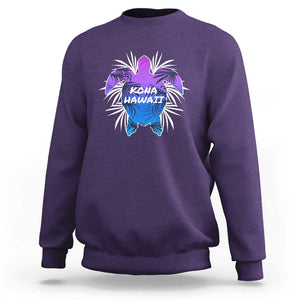 Kona Hawaii Sea Turtles Hawaiian Surfer Scuba Diving Sweatshirt TS09 Purple Print Your Wear