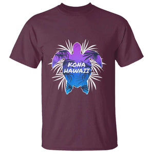 Kona Hawaii Sea Turtles Hawaiian Surfer Scuba Diving T Shirt TS09 Maroon Print Your Wear