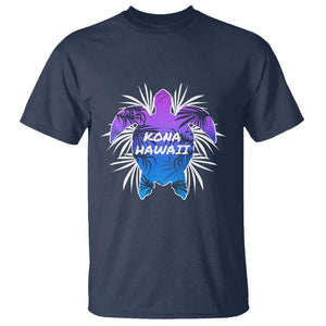 Kona Hawaii Sea Turtles Hawaiian Surfer Scuba Diving T Shirt TS09 Navy Print Your Wear