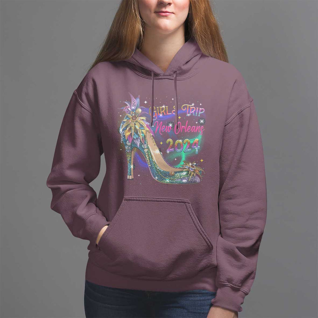 New Orleans Girl's Trip 2024 Matching Hoodie TS09 Maroon Print Your Wear