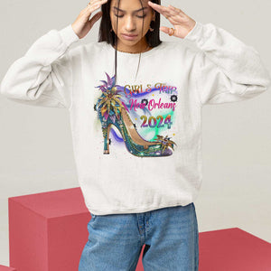 New Orleans Girl's Trip 2024 Matching Sweatshirt TS09 White Print Your Wear