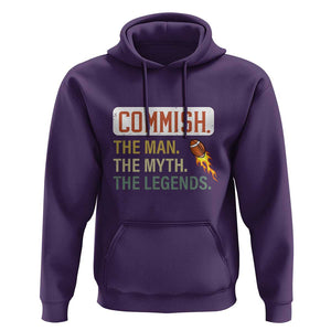 Fantasy Football Hoodie Commish Man Myth Legend TS09 Purple Print Your Wear