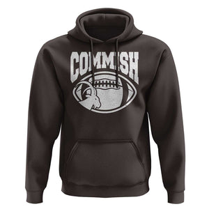 Fantasy Football Goat Commish Hoodie TS09 Dark Chocolate Print Your Wear