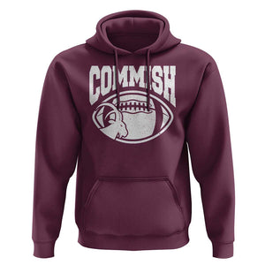 Fantasy Football Goat Commish Hoodie TS09 Maroon Print Your Wear