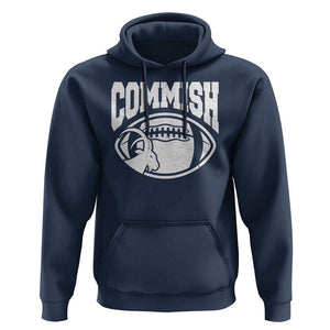 Fantasy Football Goat Commish Hoodie TS09 Navy Print Your Wear