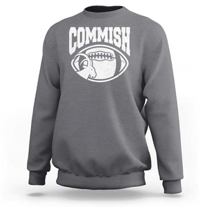 Fantasy Football Goat Commish Sweatshirt TS09 Charcoal Print Your Wear