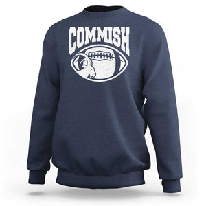 Fantasy Football Goat Commish Sweatshirt TS09 Navy Print Your Wear