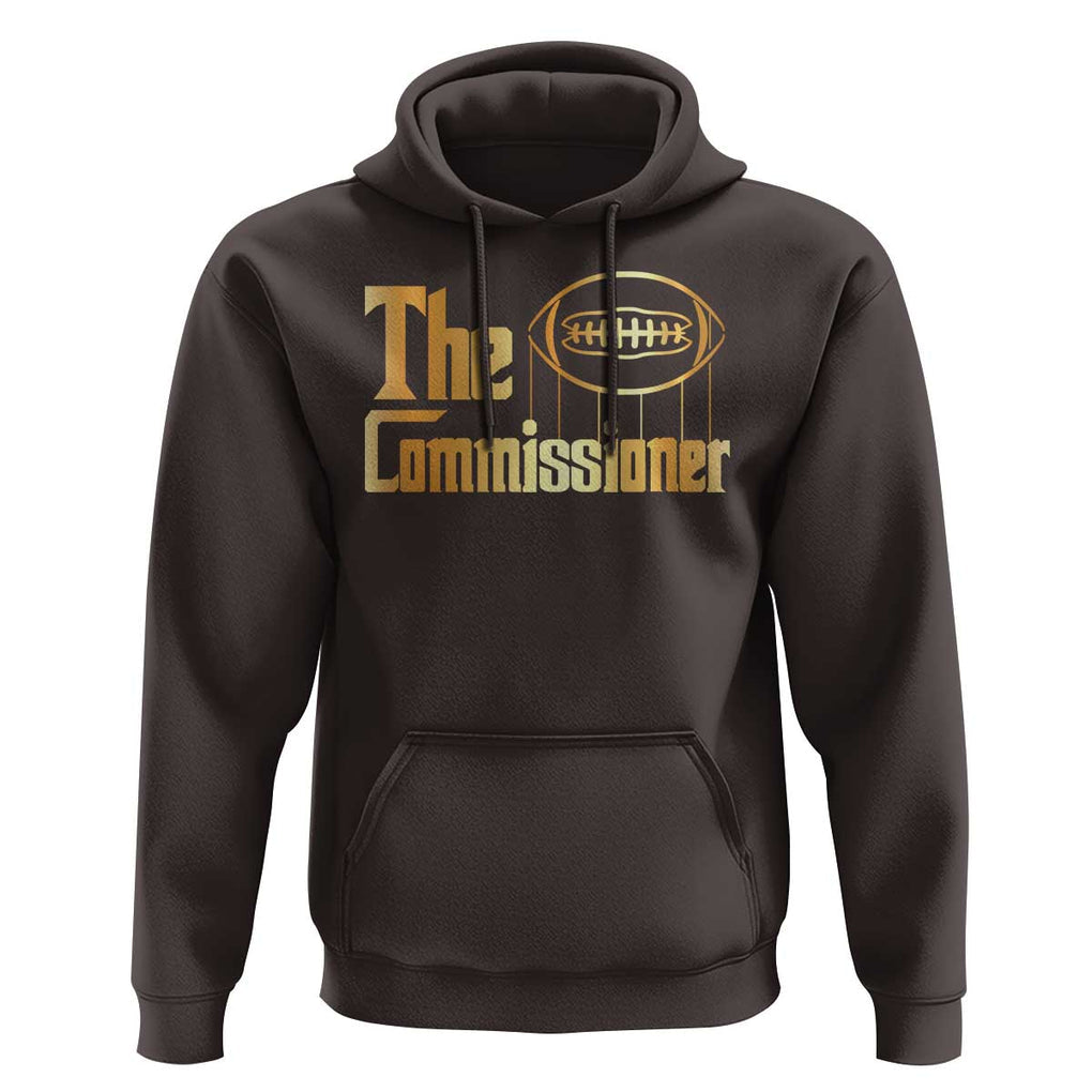 Fantasy Football The Commissioner Hoodie TS09 Dark Chocolate Print Your Wear