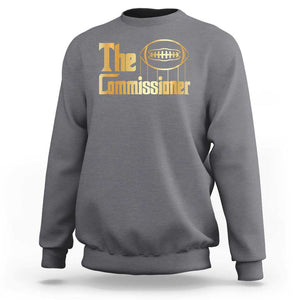 Fantasy Football The Commissioner Sweatshirt TS09 Charcoal Print Your Wear