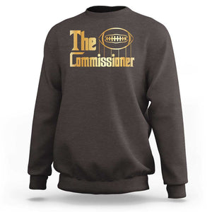 Fantasy Football The Commissioner Sweatshirt TS09 Dark Chocolate Print Your Wear