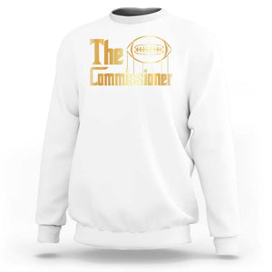 Fantasy Football The Commissioner Sweatshirt TS09 White Print Your Wear