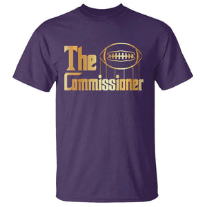 Fantasy Football The Commissioner T Shirt TS09 Purple Print Your Wear