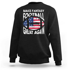 Make Fantasy Football Great Again Sweatshirt TS09 Black Print Your Wear