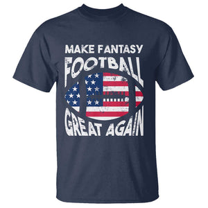 Make Fantasy Football Great Again T Shirt TS09 Navy Print Your Wear