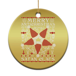 Anti Xmas Christmas Ornament Merry Antichristmas Noel Hat Pentagram TS09 Print Your Wear