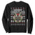 Anti Christmas Sweatshirt Merry Christless Satan Baphomet Wreath TS09 Black Print Your Wear