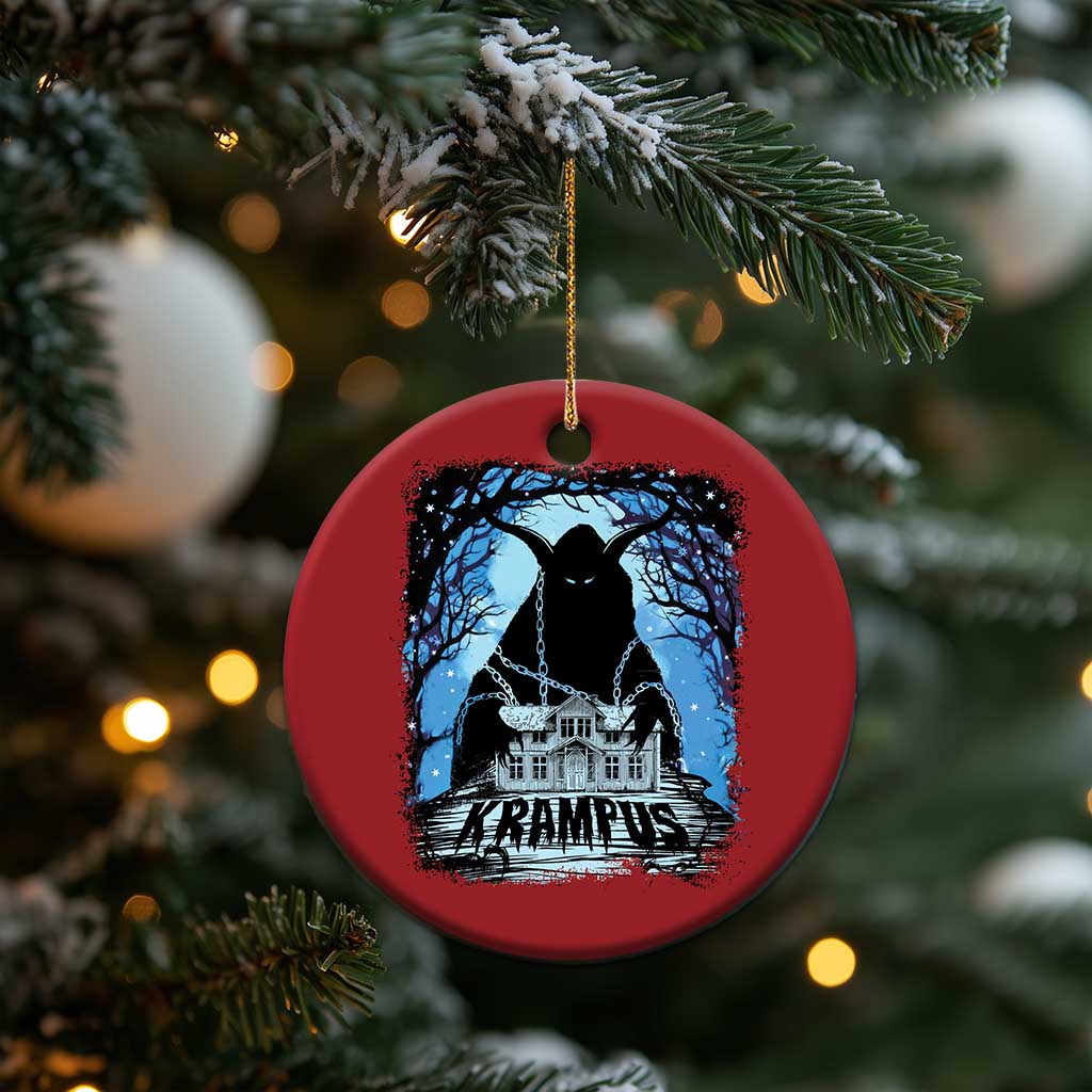 Dark Gothic Christmas Krampus Christmas Ornament TS09 Print Your Wear