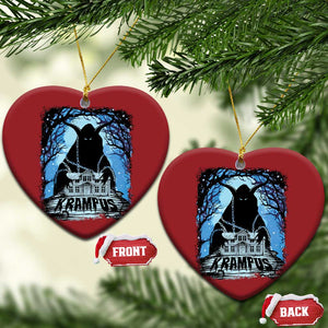 Dark Gothic Christmas Krampus Christmas Ornament TS09 Heart Red Print Your Wear