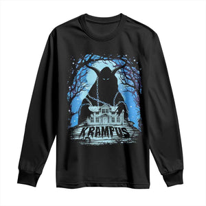 Dark Gothic Christmas Krampus Long Sleeve Shirt TS09 Black Print Your Wear