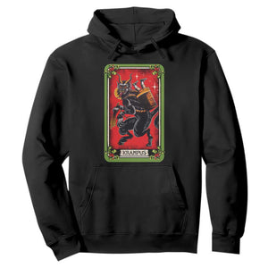 Christmas Krampus Hoodie American Traditional Tarot Card TS09 Black Print Your Wear