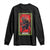 Christmas Krampus Long Sleeve Shirt American Traditional Tarot Card TS09 Black Print Your Wear