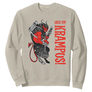 Horror Christmas Gruss Vom Krampus Sweatshirt TS09 Sand Print Your Wear