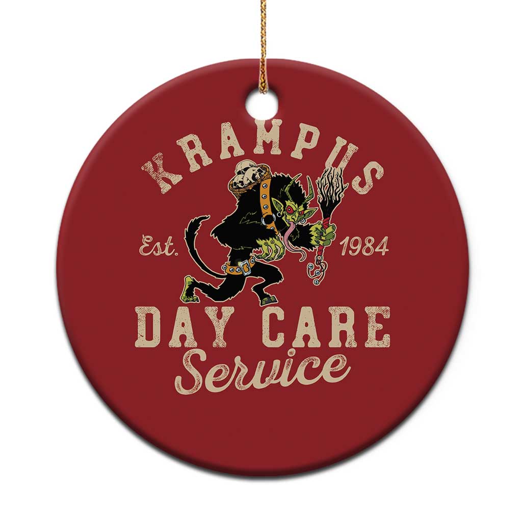 Xmas Krampus Day Care Service Christmas Ornament TS09 Print Your Wear