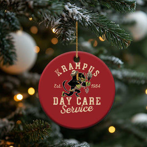 Xmas Krampus Day Care Service Christmas Ornament TS09 Print Your Wear