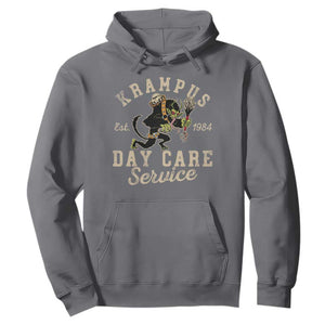 Christmas Krampus Day Care Service Hoodie TS09 Charcoal Print Your Wear