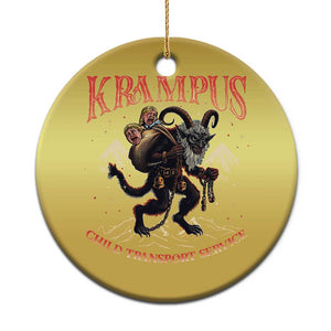 Krampus Christmas Ornament Child Transport Service Spooky Christmas TS09 Print Your Wear