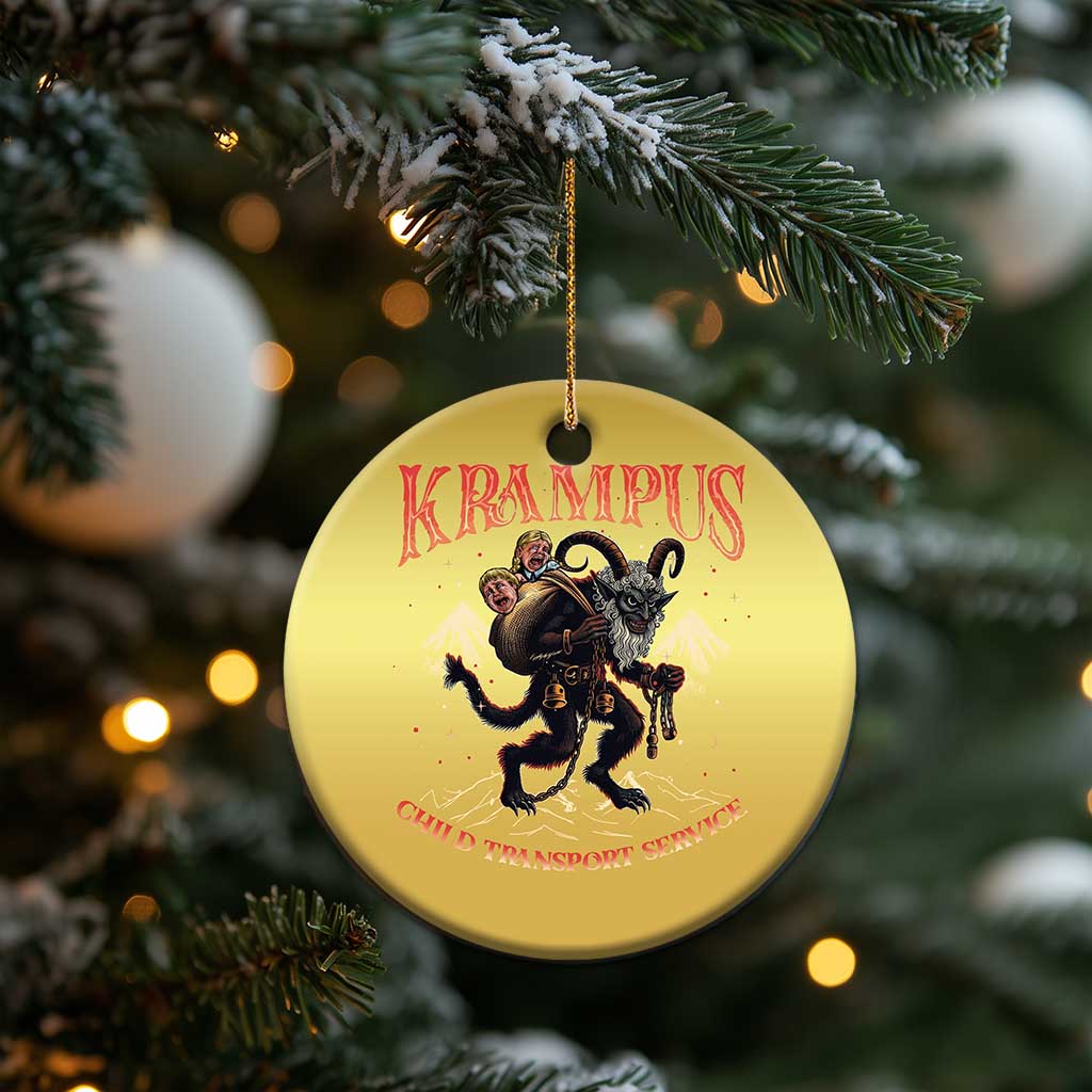 Krampus Christmas Ornament Child Transport Service Spooky Christmas TS09 Print Your Wear