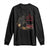 Christmas Krampus Long Sleeve Shirt He Knows If You've Been Naughty TS09 Black Print Your Wear