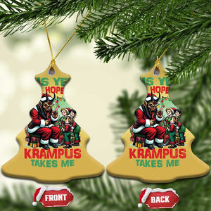 Xmas Krampus Christmas Ornament This Year I Hope Krampus Takes Me TS09 Christmas Tree Gold Print Your Wear