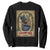 Krampus Cat Sweatshirt Krampuss Black Cat Vintage Horror Christmas TS09 Black Print Your Wear