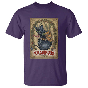 Krampus Cat T Shirt Krampuss Black Cat Vintage Horror Christmas TS09 Purple Print Your Wear