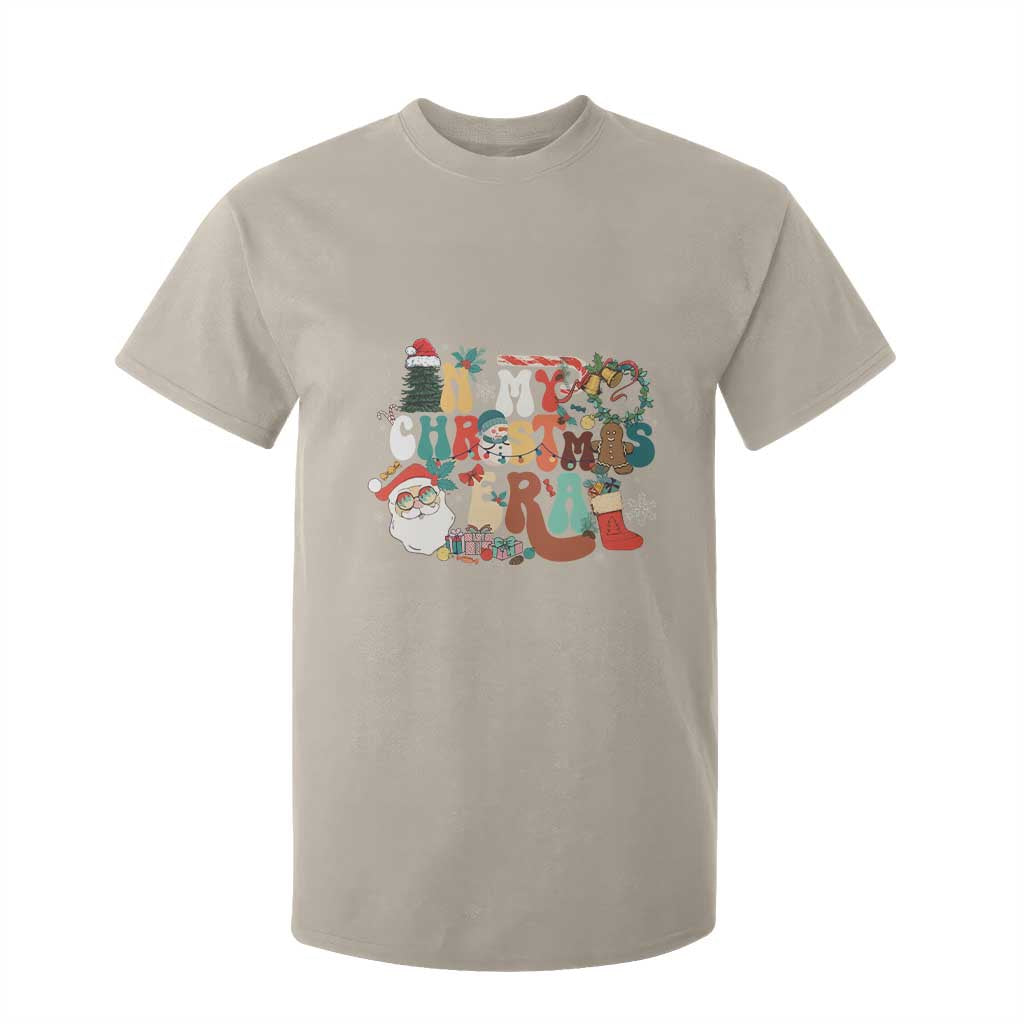 In My Christmas Era Retro Groovy T Shirt For Kid TS09 Sand Print Your Wear