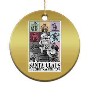 Funny Santa Claus The Christmas Eras Tours Christmas Ornament TS09 Print Your Wear