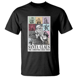 Funny Santa Claus The Christmas Eras Tours T Shirt TS09 Black Print Your Wear