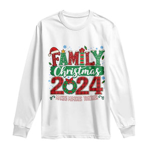 Family Christmas 2024 Long Sleeve Shirt Making Memories Together TS09 White Print Your Wear