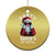 Funny Xmas Party Christmas Ornament Like Santa's Not Watching Santa Sunglass TS09 Print Your Wear