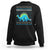 Menorasaurus Menorah Dino Hanukkah Dinosaur Sweatshirt TS09 Black Printyourwear