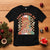 Christmas T Shirt Skateboarding Gingerbread Boy Can't Catch Me TS09 Black Printyourwear