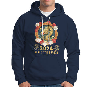 Lunar New Year Chinese Happy 2024 Year of the Dragon Hoodie TS09 Navy Printyourwear