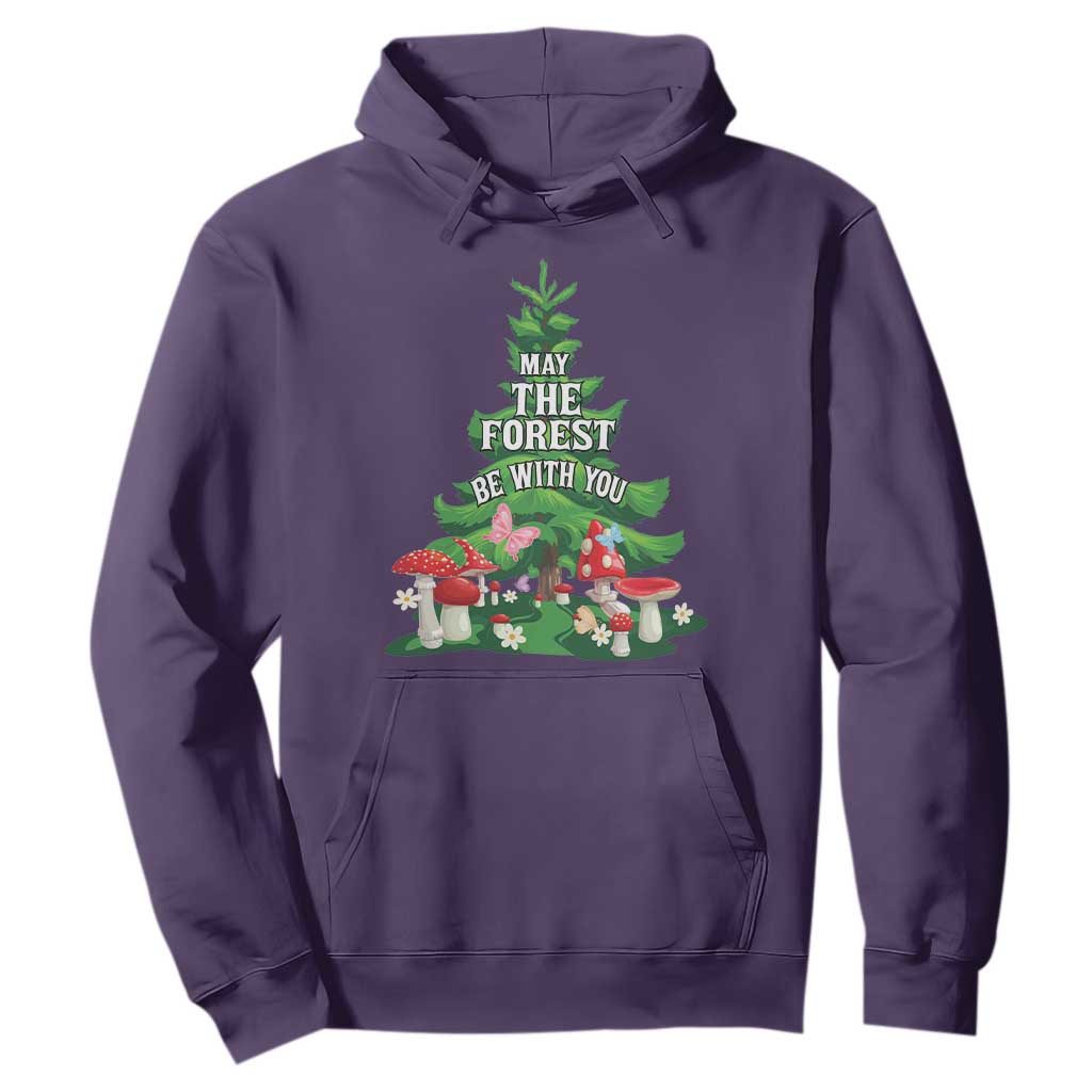 Nature Lover Hoodie May The Forest Be With You Cute Earth Day TS09 Purple Printyourwear